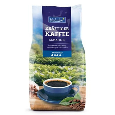 Produktfoto zu Kaffee kräftig gemahlen bioladen 12x500g