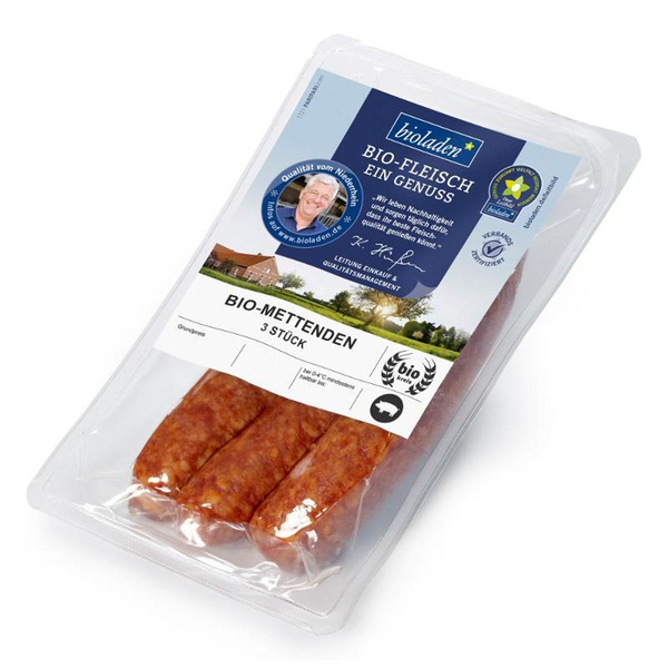Produktfoto zu Mettenden vom Schwein, 3 Stück