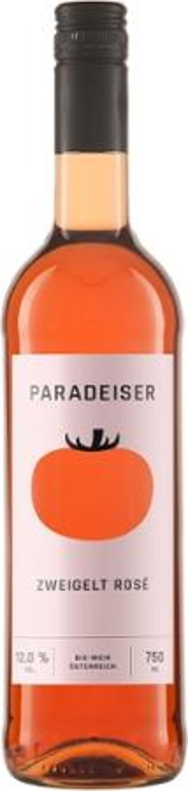Produktfoto zu PARADEISER Zweigelt Rosé QW 6x0,75l