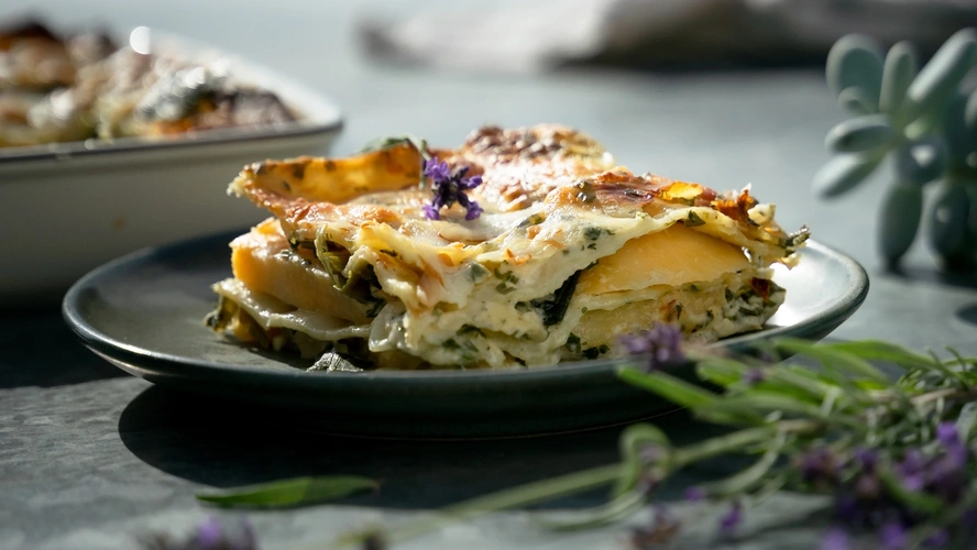 Rezeptbild für Wirsing-Lasagne mit Pilzen