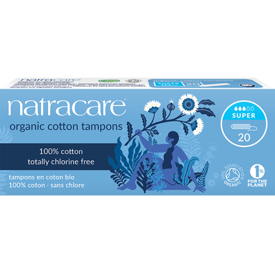 Produktfoto zu Natracare Tampons Super, 20 Stück