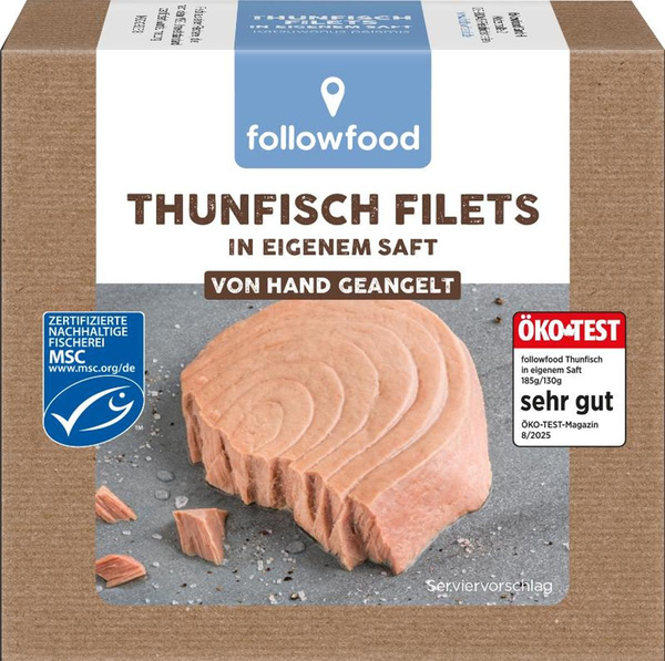 Produktfoto zu Thunfisch im eigenen Saft Natur MSC