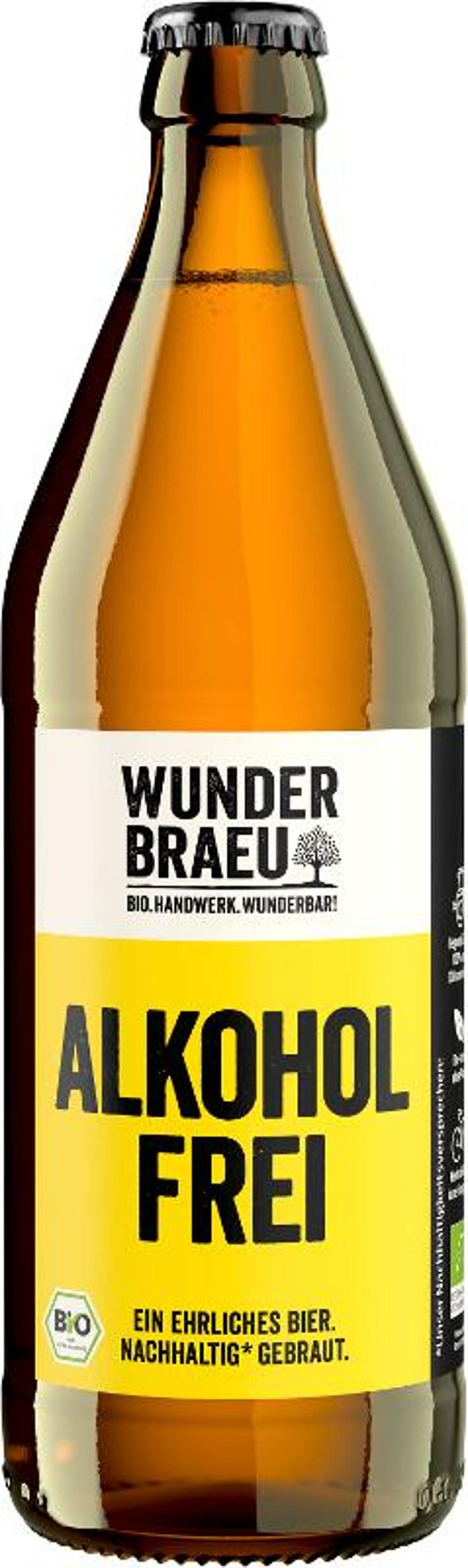 Produktfoto zu Wunderbräu Lager Alkoholfrei 20x0,5l