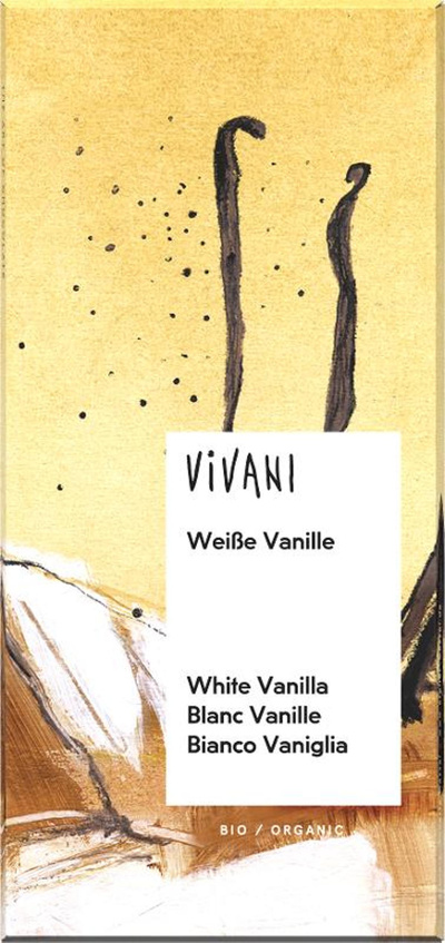 Produktfoto zu Weiße Schokolade Vanille