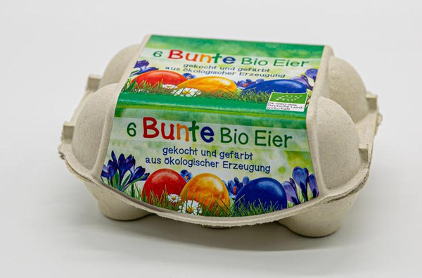 Produktfoto zu Eier BUNT, 6 Stück Größe M