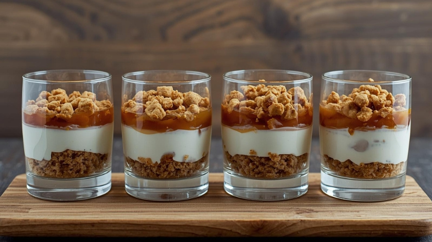 Rezeptbild für Veganes Apfel-Haselnuss-Dessert