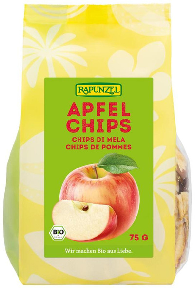 Produktfoto zu Rapunzel Apfelchips 8 x 75g