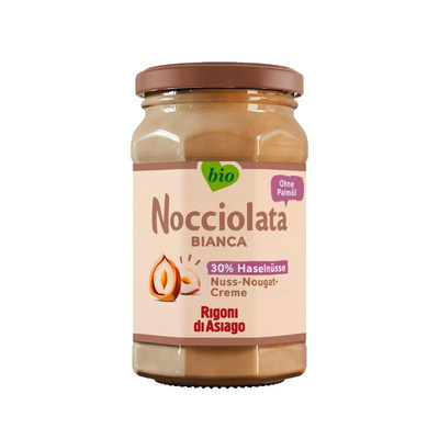 Produktfoto zu Nocciolata Haselnuss Nougat Aufstrich Bianca