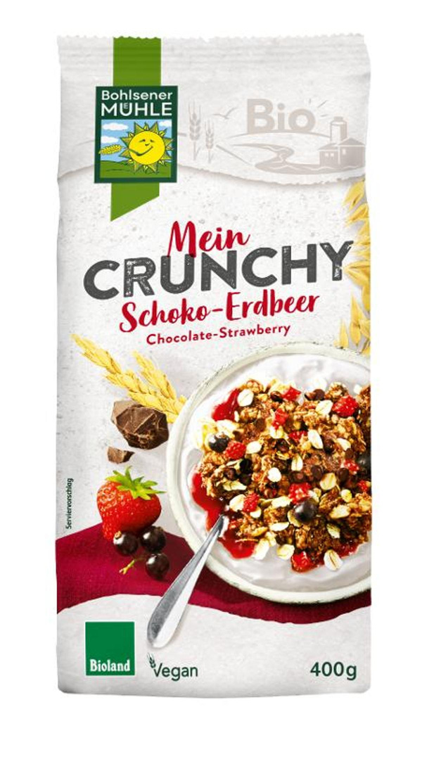 Produktfoto zu Mein Crunchy Schoko Erdbeer Cassis
