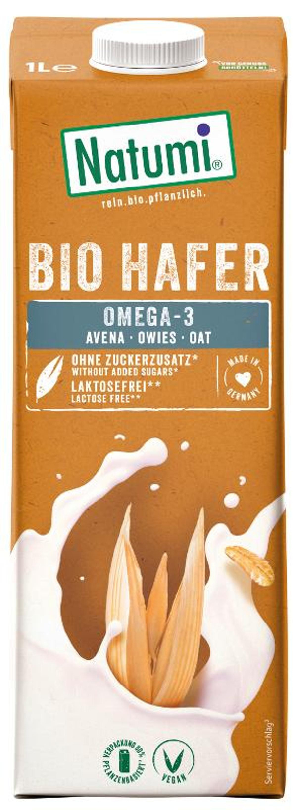 Produktfoto zu Haferdrink Omega-3 8x1l