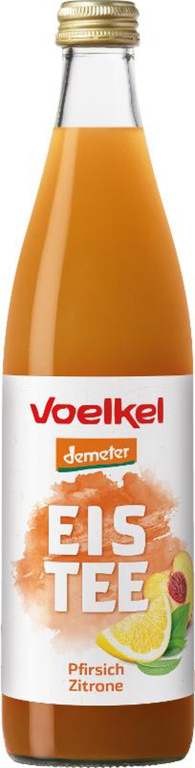 Produktfoto zu Eistee Pfirsich Zitrone 10 x 0,5l