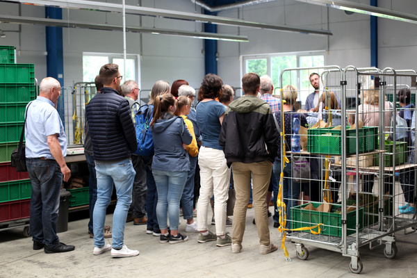 Besucher Packhalle