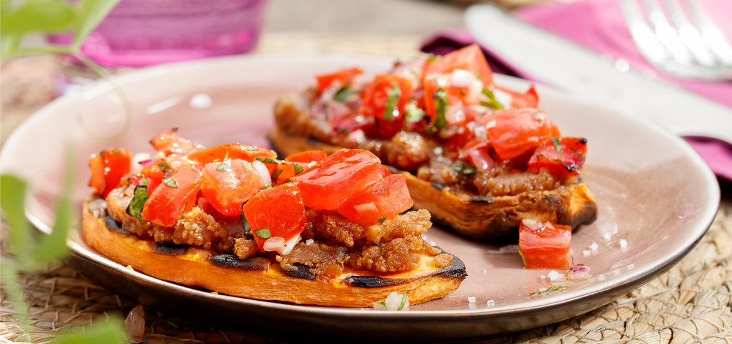 Süsskartoffel-Toast vom Grill
