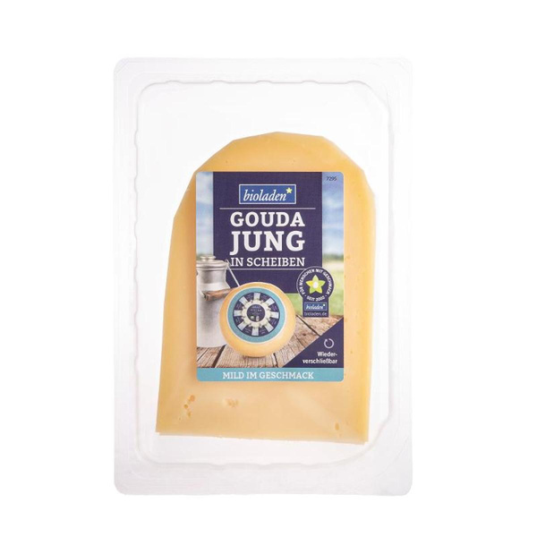 Produktfoto zu Gouda Scheiben jung bioladen