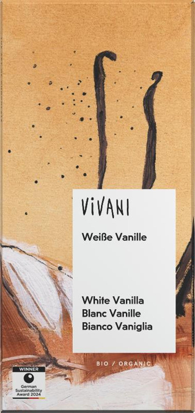 Produktfoto zu Weiße Schokolade Vanille
