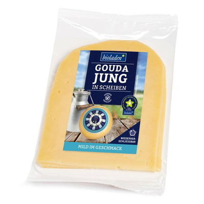 Produktfoto zu Gouda Scheiben jung bioladen