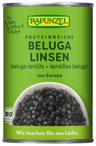 Produktfoto zu Beluga Linsen in der Dose