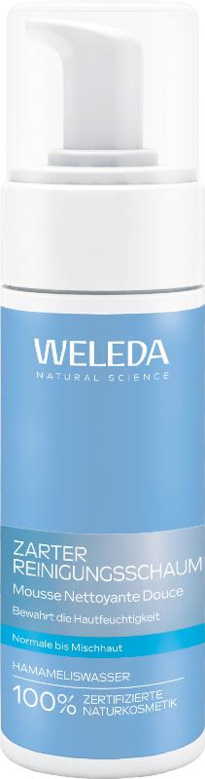 Produktfoto zu Zarter Reinigungsschaum Weleda