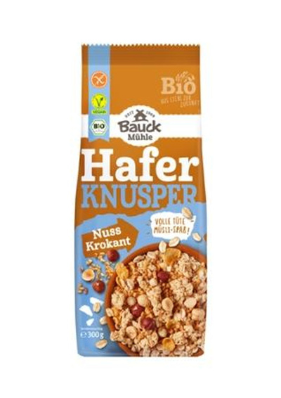 Produktfoto zu Hafer Knusper Müsli Nuss gf