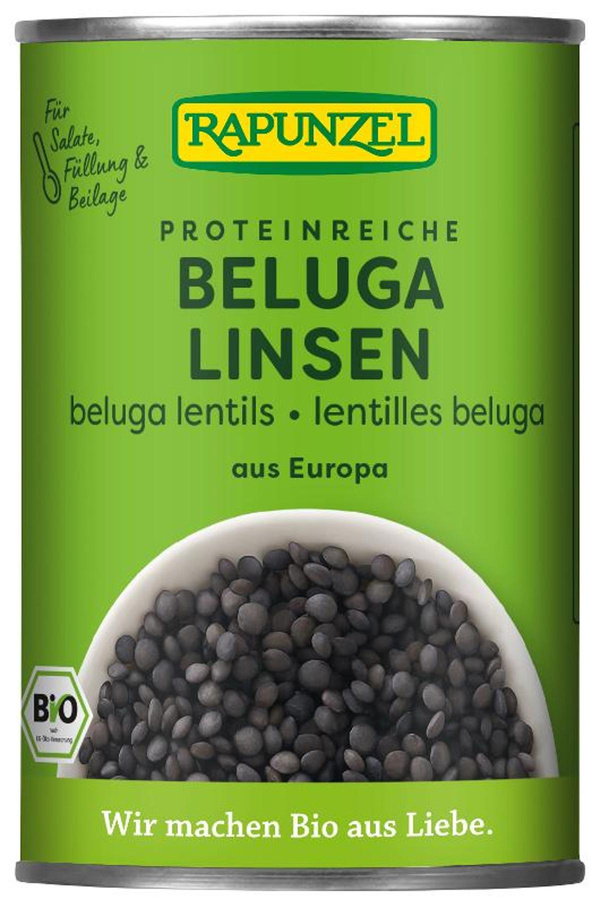 Produktfoto zu Beluga Linsen in der Dose