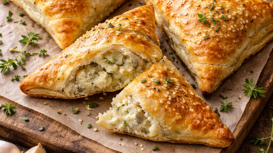 Rezeptbild für Topinambur-Ecken mit Ziegenfrischkäse