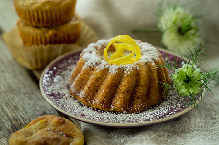 Pastinaken-Zitronen-Muffins