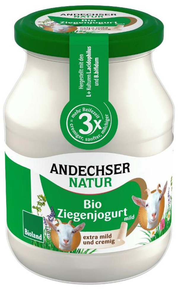 Produktfoto zu Ziegenjoghurt 3,5%  500g Glas