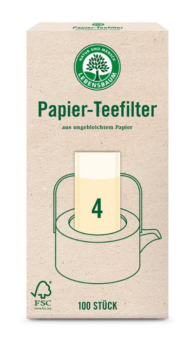 Produktfoto zu Teefilter Gr 4 Papier