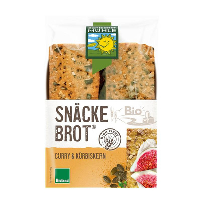 Produktfoto zu Snäckebrot Curry Kürbiskern