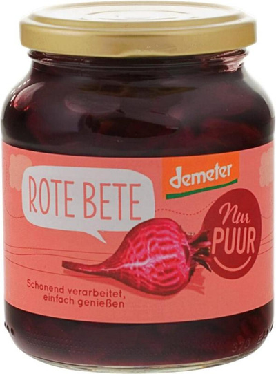 Produktfoto zu Rote Bete geschnitten demeter