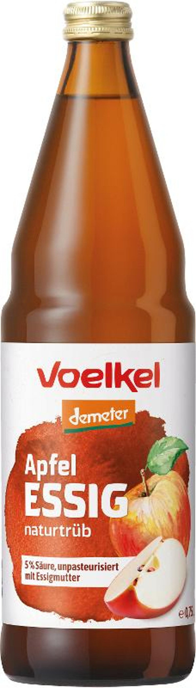 Produktfoto zu Apfelessig, naturtrüb Mehrwegflasche