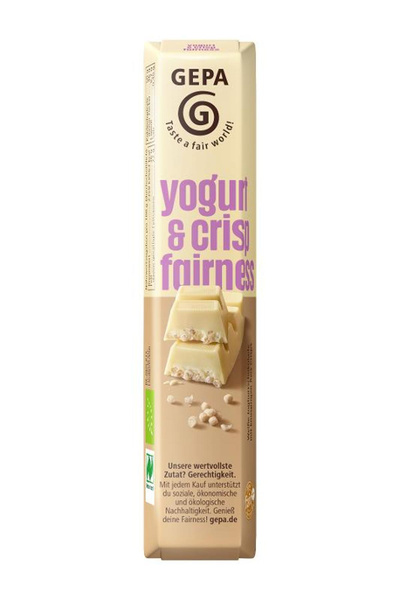 Produktfoto zu Yogurt & crisp fairness - Joghurt Schokoriegel
