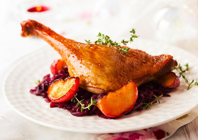 Produktfoto zu Sous-Vide Entenkeule 2 Stück, 430g