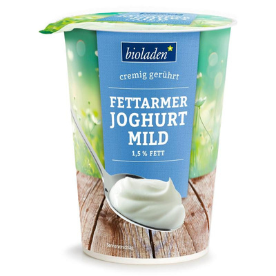 Produktfoto zu Joghurt Natur mild  1,5%  500g im Becher