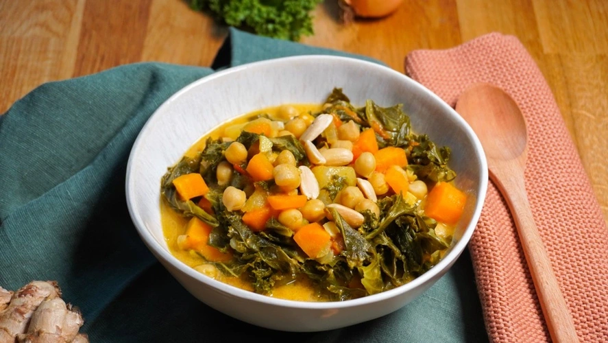 Rezeptbild für Grünkohl-Curry